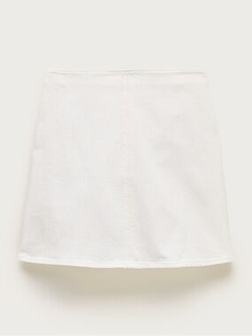J.Crew Fairfax skirt in denim 10 White